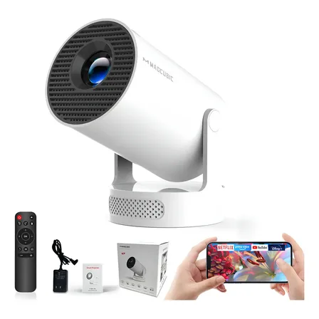 Mini Projector Magcubic Hy300pro+ 8k Wifi Android14 Smart Tv