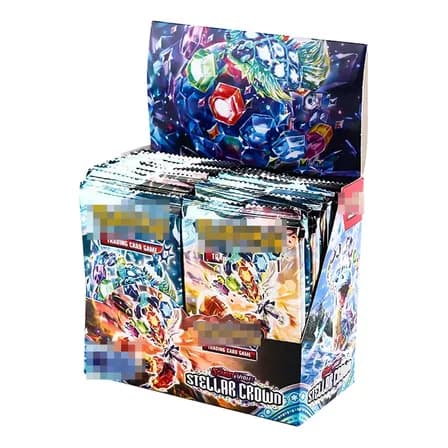 360 Tarjetas Cartas Inglés Poke-mon Juego Con Booster Vivido