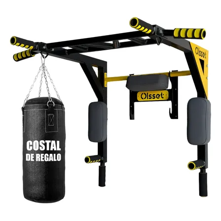 Gym Barra Para Dominadas Color 8 En 1 Uso Rudo 400kg