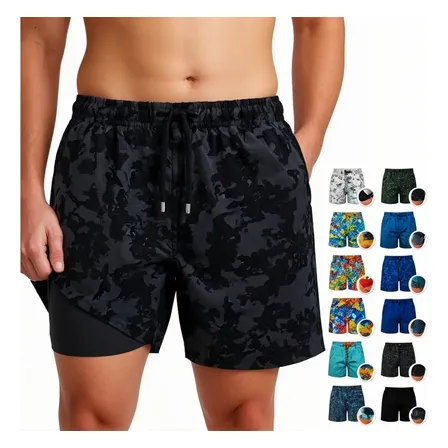 Traje De Baño Para Hombre Playa Short Bañadore Rapido Secado