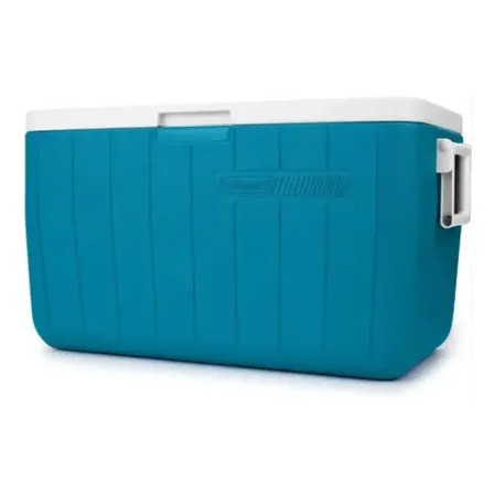 Hielera 48 Qt Azul 63 Latas Hielo 3 Dias Hecha Eua Coleman Color Azul Obscuro