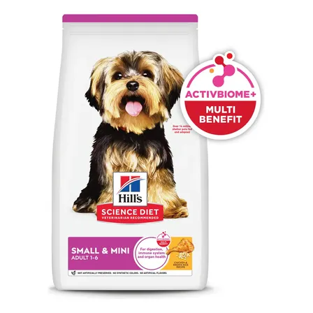 Croquetas Para Perro Adulto De Raza Pequeña Hill's Science Diet Small & Mini, Sabor Pollo, 7 Kg