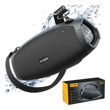 Bocinas Bluetooth 90w W-king X10 Fuerte Ipx6 42h Tws Tf Aux