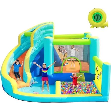 Centro De Juego Acuatico Brincolin Inflable Trampolín