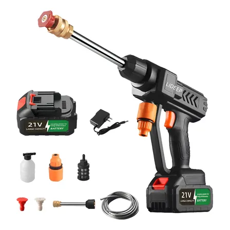 Pistola Lideep Lavadora De Alta Presso Coche Hidrolavadora Inalámbrico Alta Conector Americano 110v