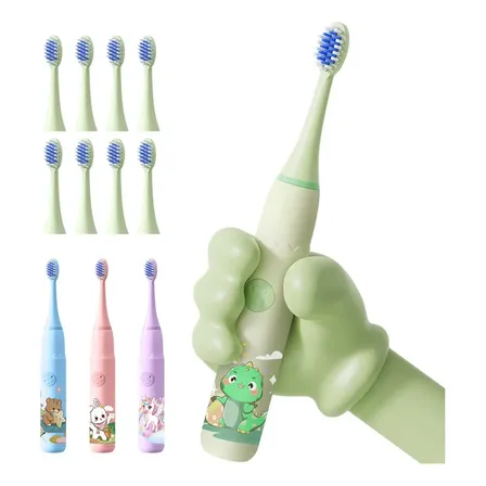 Cepillo Electrico Niño Dental Recargable+8cabezales Gratis