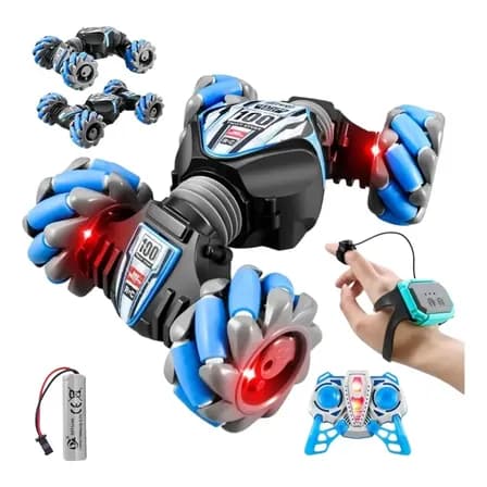 Carro De Control Remoto 4wd Sensor De Gestos Música Giro 360