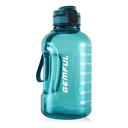 Botella De Agua Deportiva Grande De 2 Litros, A Prueba De Fu