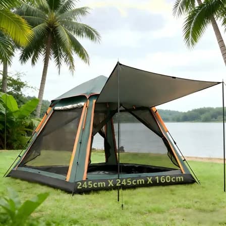 Tienda Casa Campaña Grandes Para Acampar 6-8persona245x245cm