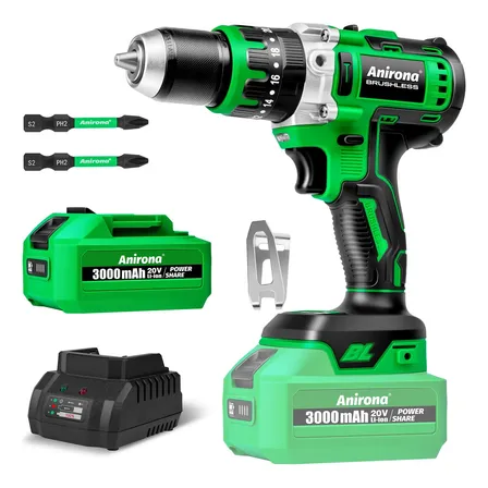 Taladro Rotomartillo Sin Carbón 1/2'' Anirona 20v 3.0ah Pro