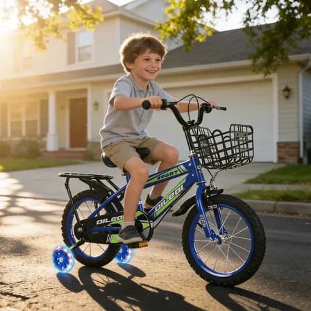Bicicleta Infantil De 16 Pulgadas Con Ruedas Auxiliares M231