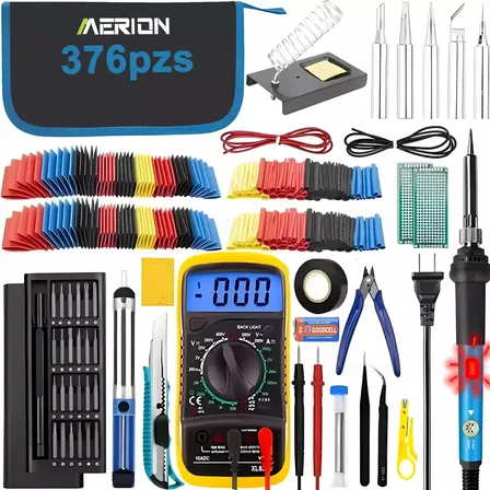 Kit De Soldador Eléctrico De Temperatura Regulable 60w