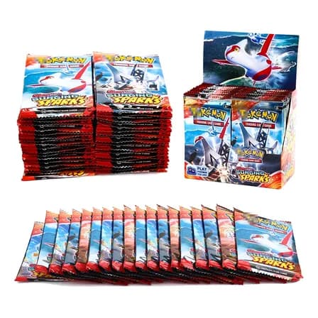 360 Tarjetas Cartas Inglés Po-kem-on Con Booster Vivido