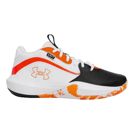 Tenis Under Armour Lockdown 7 Hombre - 3028512004 Blanco Cómodos Para Básquetbol Urbanos