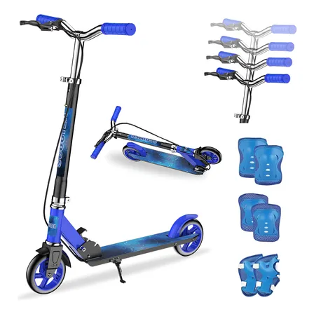 Scooter Plegable Ajustable Urbano Para Niños Y Adultos