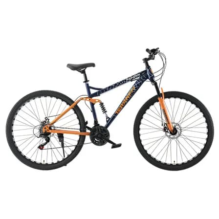 Bicicleta Montaña Terrafit Spider 29 Azul Doble Suspensión Shimano 21v M