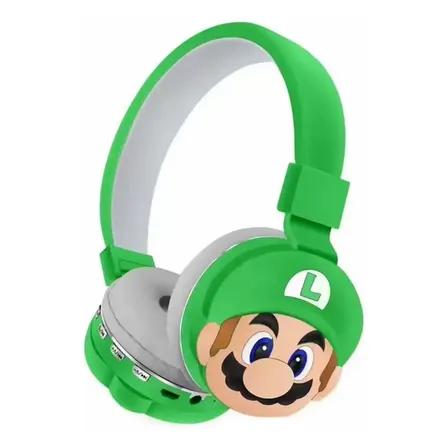 Audífonos Bluetooth Mario Bros Inalámbricos Bluetooth Niños