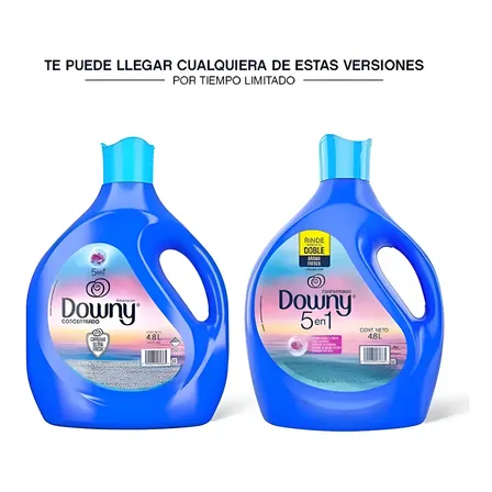 Pack X2 Suavizante Downy Concentrado Amanecer De 9.6 Litros