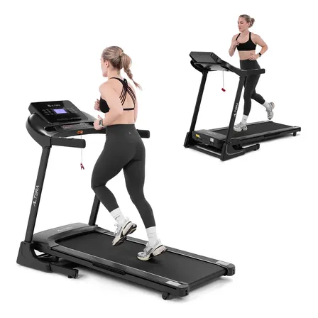 Caminadora Electrica Altera Plegable 3hp Fitness Profesional Negro
