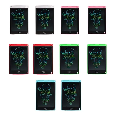 10 Pizarrón Mágico Lcd Tipo Tablet Niños 8.5 Pulgadas