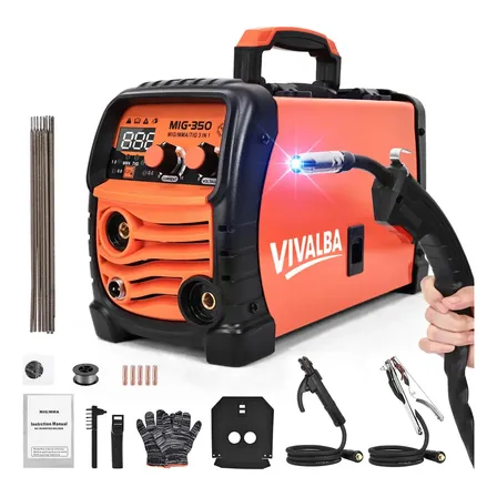 Soldadora Inverter 350a Mma+tig+mig Máquina Soldar 3 En1,lcd