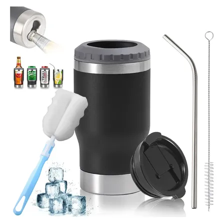 Vaso Acero Inoxidable Vaso Térmico14oz Portalatas De Cerveza