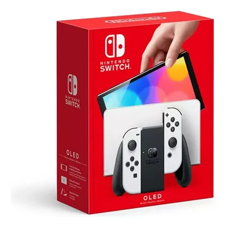Consola Nintendo Switch Oled Blanco 64gb 4gb Ram Portátil