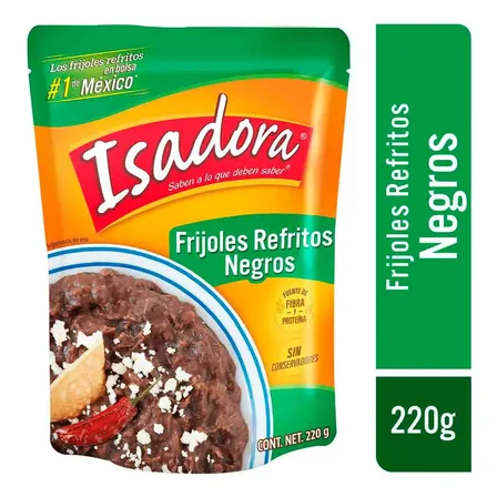 Frijoles Refritos Isadora Negros 220g