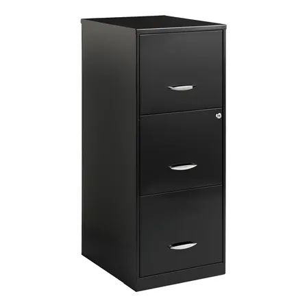 Archivero Metal Negro Hirsh 3 Cajones Carta Con Cerradura Modelo 18573