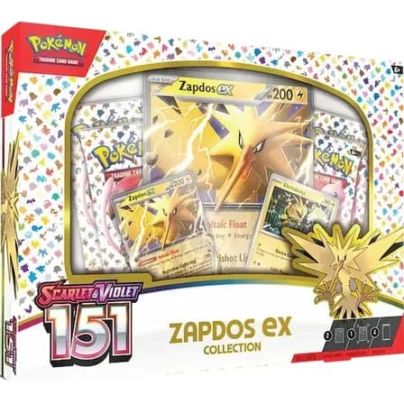 Pokémon 151 Colección Zapdos Ex Inglés