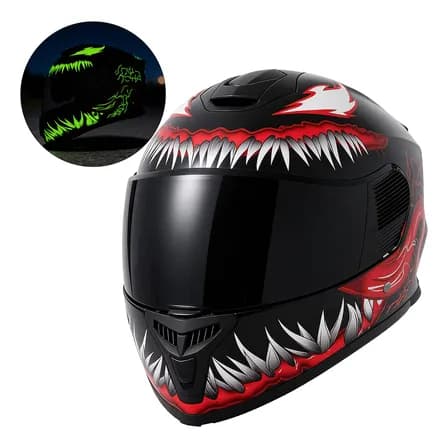 Casco De Moto Con Visera Abatible Y Plegable Certificado Dot