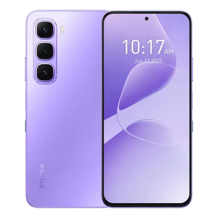 Celular Infinix Hot 60i Dual Sim Infinix Ai 8 Gb Ram 256 Gb Rom Screen De 6.7 Pulgadas A 120 Hz Morado Battery De 5160 Mah Rapid Charge De 45 W Ip64 Nfc