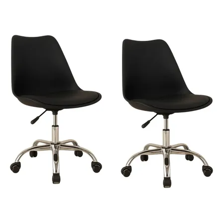 Silla Eames Ejecutiva 2 Kit De Oficina Con Cojín