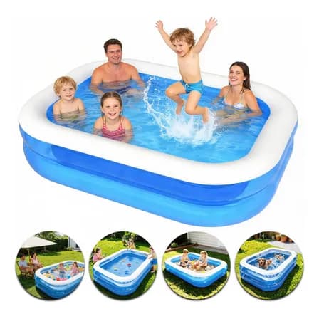 2m Alberca Inflable Grandes Juego Niños Piscina Inflable