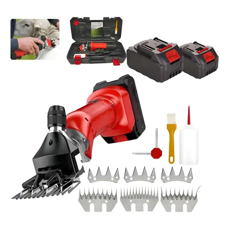 Máquina De Esquilar Para Ovejas Y Carneros, Con Dos Baterías