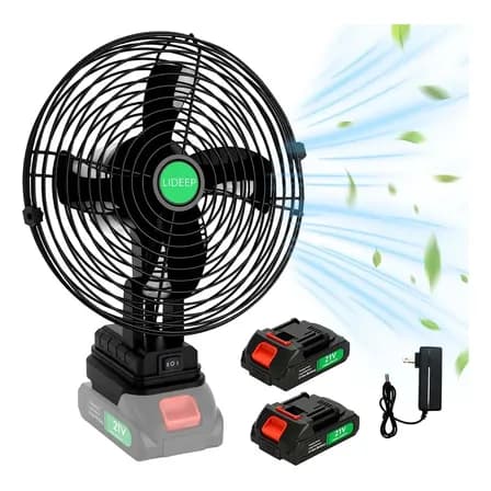 Ventilador Portátil Inalámbrico Recargable, Alta Velocidad