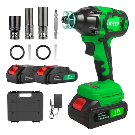 Llave De Impacto Pistola Taladro Eléctrica Inalámbrico 2pila