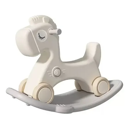 Caballo Mecedora 2 En 1 Juguete Montable Para Niños