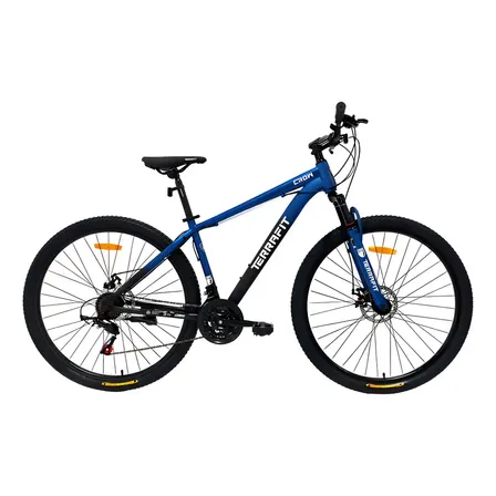 Bicicleta De Montaña Terrafit Crow Rodada 29 Color Azul Cuadro M, Ligera Y Resistente, Ideal Para Ciudad O Montaña, Excelente Rendimiento, Diseño Moderno Y Gran Comodidad En Cada Ruta.