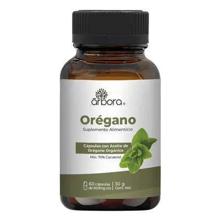 Cápsulas De Aceite De Orégano | Mínimo 70% Carvacrol | Tecnología De Cápsula Líquida: Sin Aditivos, Mejor Absorción | Con Aceite De Coco Mct | Origanum Vulgare: Importado Máxima Calidad | 60 Cap