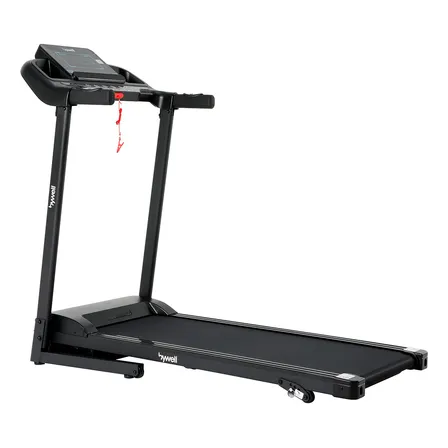 Caminadora Bywell 14 Km/h Y Led 3.5 Motor 2.0 Hp Color Negro