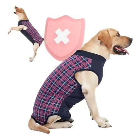 Alta Elasticidad Para Perros Postoperatorio Traje Chalecos