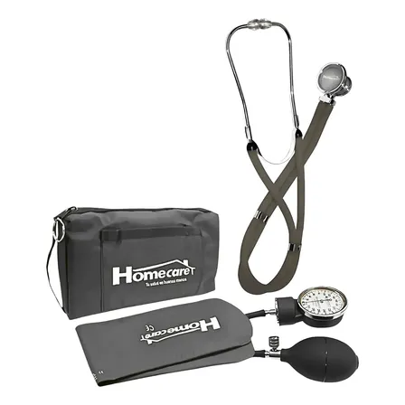 Kit Baumanómetro Aneroide Y Estetoscopio Rappaport Homecare