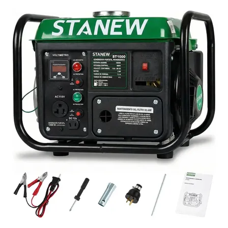 Generador Portátil Stanew 1000w Monofásico 110v A Gasolina