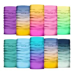 Evd-x Bandana 10 Pack - Bufanda Cuellera Balaclava Moto Sol Color Variedad De Colores Diseño De La Tela Lisos 10 Talla Unitalla Adulto