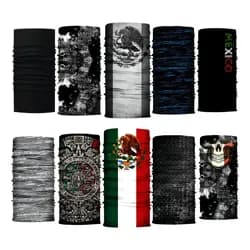 Evd-x Bandana 10 Pack - Bufanda Mascara Balaclava Cuellera Multiusos Protección Para Cuello Y Rostro Sol Motocicleta Ciclismo Táctico Afull105