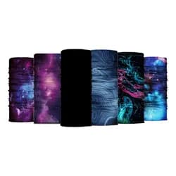 Evd-x Bandana 6 Pack - Bufanda Cuellera Balaclava Moto Sol Color Variedad De Colores Diseño De La Tela Universo Talla Unitalla Adulto