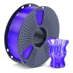 Filamento Pla Para Impresora 3d De 1.75mm 1kg Color Transparent Purple